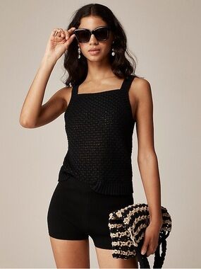NWT J Crew Basket Stitch Sweater Tank